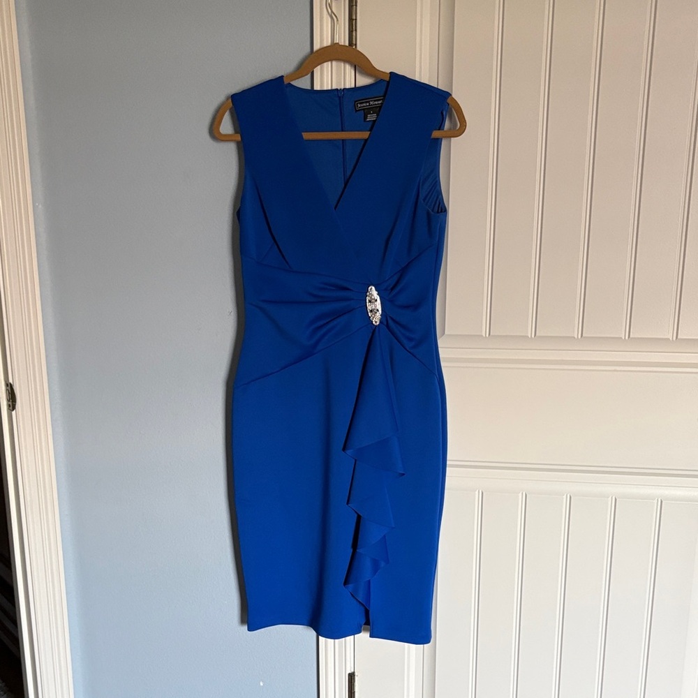 Jessica Howard Royal Blue Dress with Embellishment